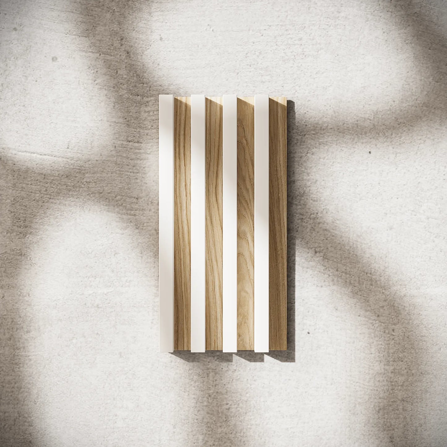 Mostra - Panou Acustic, Riflaj Alb, Suport HDF