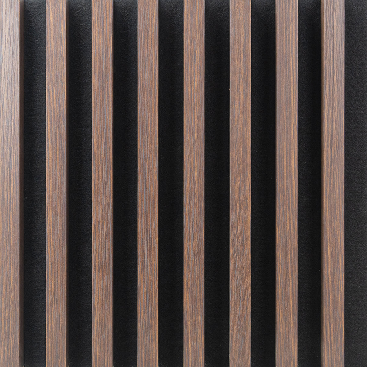 Panou Riflaj Decorativ Acustic, Nuc, Baza Pâslă, 2600x400mm, 1,04m²