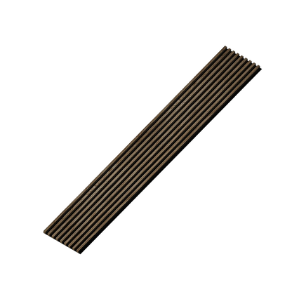 Panou Riflaj Decorativ, Stejar Alpine, Baza HDF Negru, 2600x400mm, 1,04m²