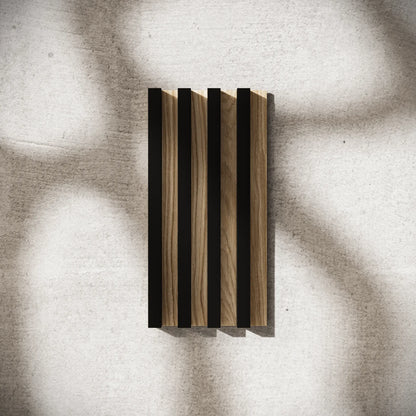 Mostra - Panou Acustic, Riflaj Negru, Suport HDF